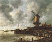 Jacob van Ruisdael The Windmill at Wijk Bij Duurstede (mk08) Spain oil painting reproduction